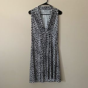 Snow Leopard Print Dress